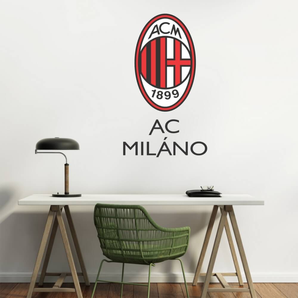 Adhesivo decorativo - AC Miláno